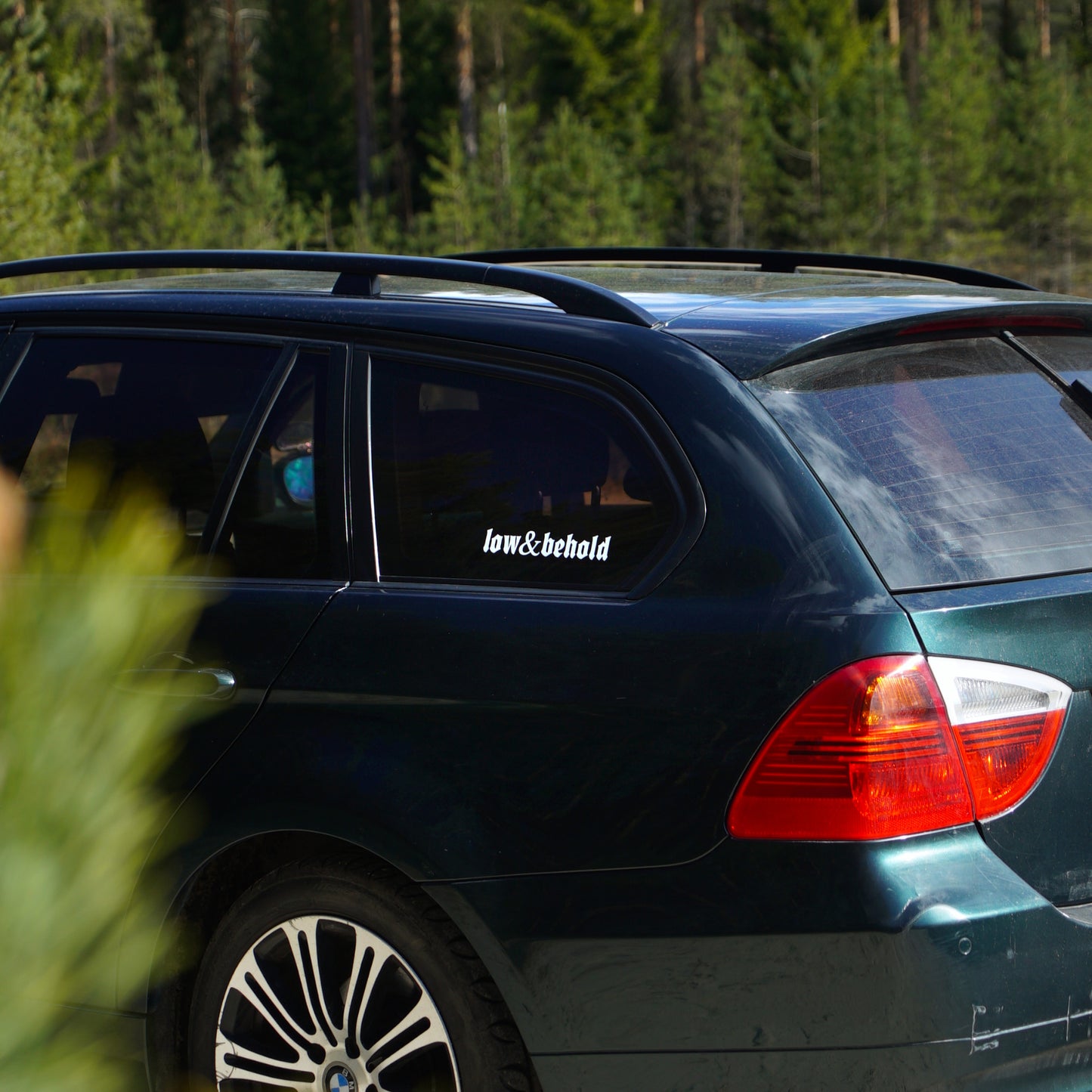 White low&behold Stickers
